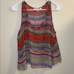 Sheer Forever 21 Tank Top